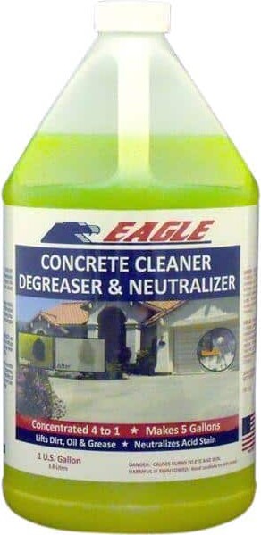 Eagle 1 Gal. Cleaner Degreaser and Neutralizer for Concrete in 4:1 Concentrate