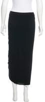 Thumbnail for your product : Rick Owens Lilies Draped Midi Skirt