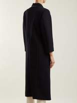Thumbnail for your product : Colville - Double-breasted Wool-blend Coat - Womens - Navy