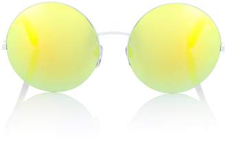 Victoria Beckham Supra mirrored round sunglasses