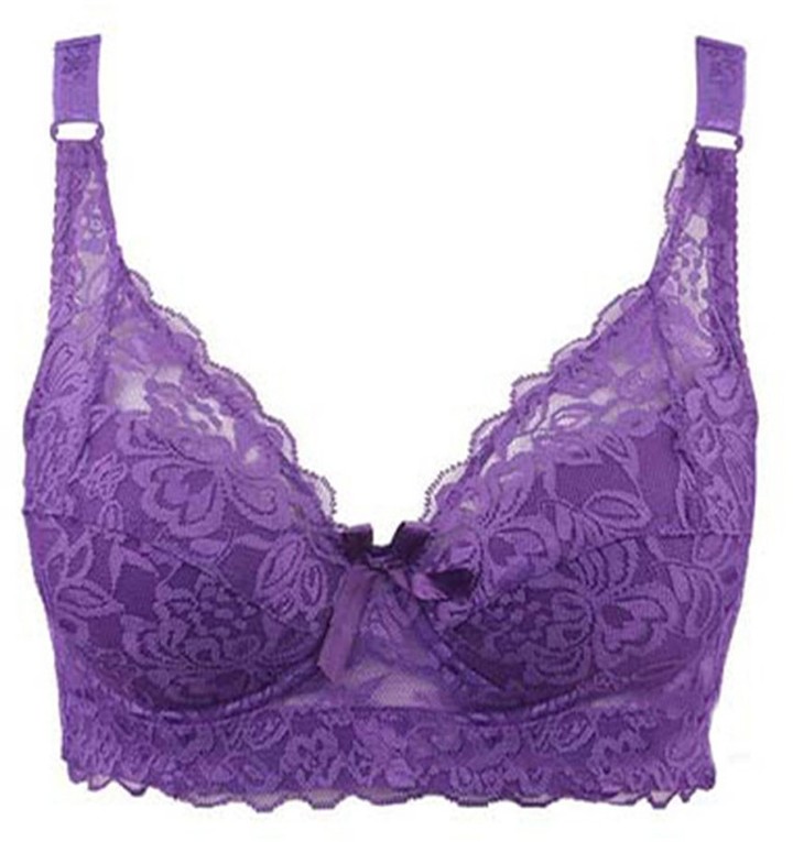 MoneRffi Women's Padded Underwire Bra Sexy Plus Size Lace Push Up Bra