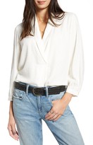 Thumbnail for your product : Treasure & Bond Shawl Collar Texture Top