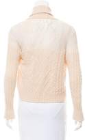 Thumbnail for your product : Max Mara Wool-Cashmere Cable Knit Cardigan