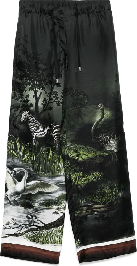 ATTICO Printed Trousers