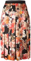 Thumbnail for your product : Givenchy floral pleated skirt