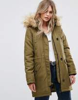 Thumbnail for your product : Vero Moda Faux Fur Hooded Parka
