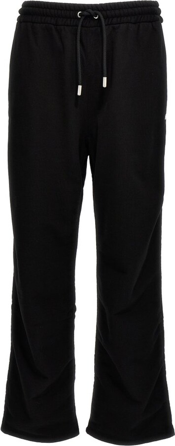 Off-White Drawstring Straight Leg Trousers