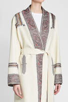 Thumbnail for your product : Etro Embroidered Coat with Wool, Silk and Metallic Thread