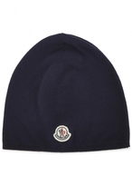 Thumbnail for your product : Moncler Navy cotton beanie