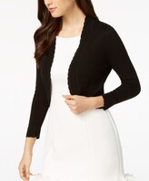 Thumbnail for your product : Jessica Howard Open-Front Cropped Cardigan