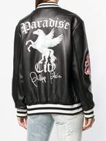 Thumbnail for your product : Philipp Plein embroidered bomber jacket