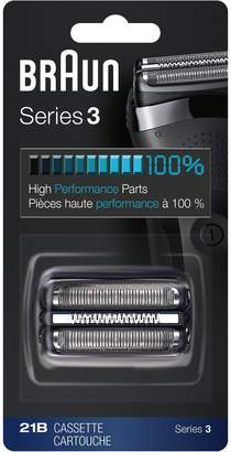 Braun 21B Series 2 Electric Shaver Replacement Foil and Cassette Cartridge - Black