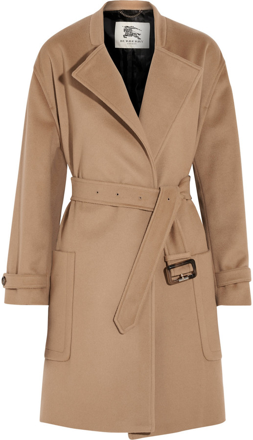 Burberry Wool and cashmereblend coat ShopStyle