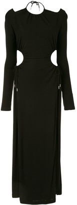 Dion Lee Ruched Cut-Out Dress