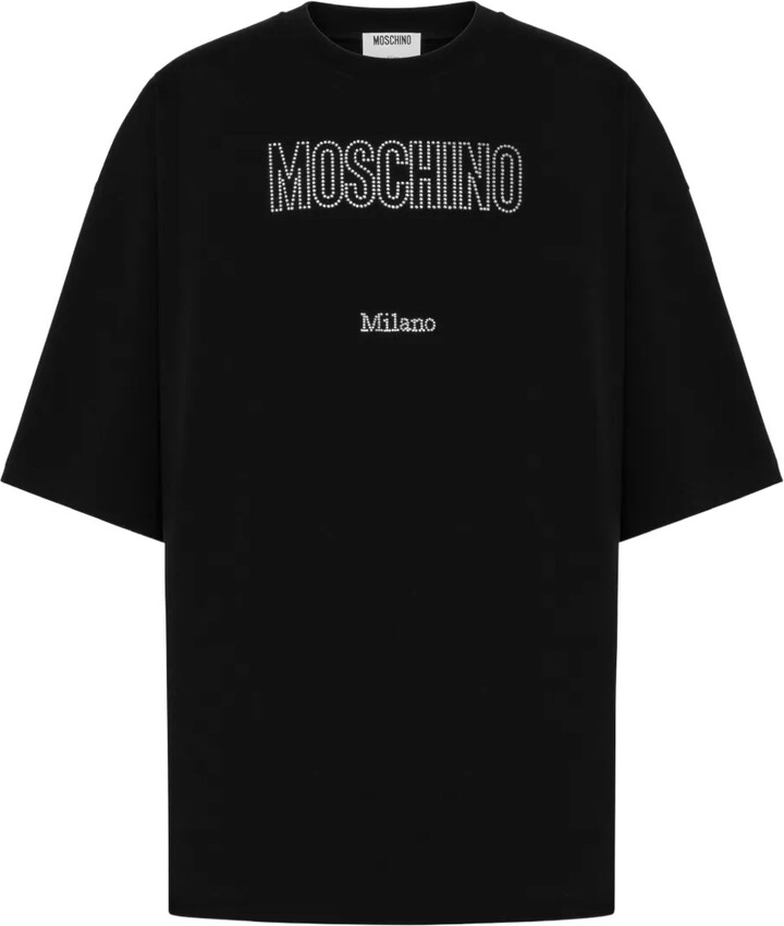 Moschino Security Tag cotton T-shirt - ShopStyle