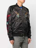 Thumbnail for your product : Diesel eagle patch bomber jacket