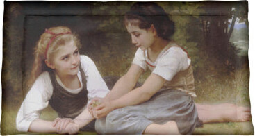 ArtVerse William-Adolphe Bouguereau the Nut Gatherers Pillow Sham