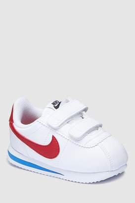 Next Boys Nike White/Red Cortez Infant