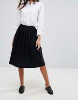 Thumbnail for your product : YMC Wool Blend Pleated Midi Skirt