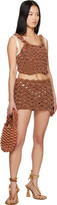Thumbnail for your product : Isa Boulder SSENSE Exclusive Brown Bouncy Tank Top