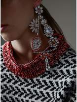Thumbnail for your product : Burberry Geometric Cotton Wool Cashmere MoulinÃ© Sweater