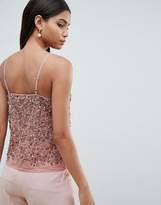 Thumbnail for your product : ASOS Design DESIGN cami top with sequin embellishment