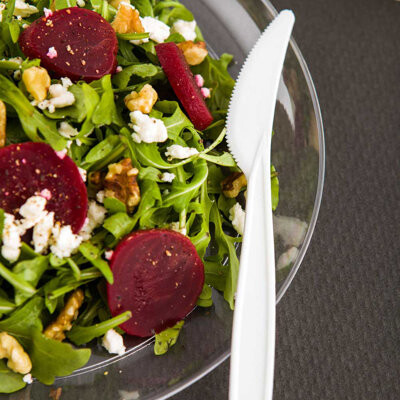 Restaurantware PLA Compostable Basic Plastic Disposable Knives