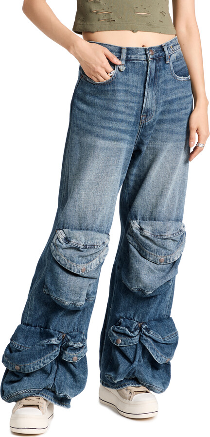 R 13 Tailored Drop Jeans - ShopStyle