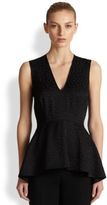 Thumbnail for your product : Alexander McQueen Jacquard Peplum Top