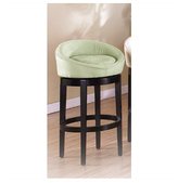 Thumbnail for your product : Armen Living Igloo 30" Swivel Barstool with Ebony Finished Legs