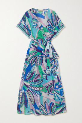 cotton maxi wrap dress