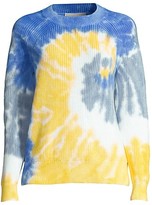 Thumbnail for your product : MICHAEL Michael Kors Spiral Tie-Dye Knit Crewneck Sweater