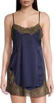 Thumbnail for your product : Free People Aries Rising Satin & Lace Mini Slip