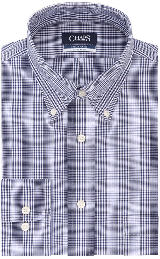 chaps slim fit dress shirt