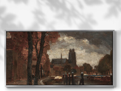 Lark Manor Landscape Series-CCCLXIV- Framed Gallery Wrapped Canvas -Ready to Hang