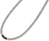 Thumbnail for your product : Lagos 18K Yellow Gold & Sterling Silver Diamond Lux Black Diamond Necklace, 16"