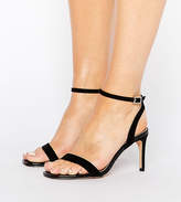 Thumbnail for your product : ASOS Design Hideaway Wide Fit Heeled Sandals