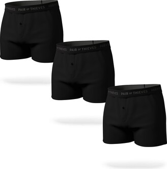 Pair of Thieves SUPERFIT 2-Pack Adult Mens Boxer Briefs, Sizes S-3XL 