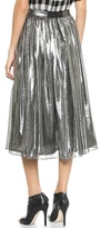 Thumbnail for your product : Alice + Olivia Lizzie Metallic Skirt