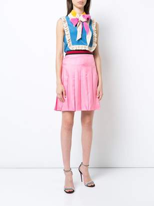 Gucci sleeveless top with neck tie