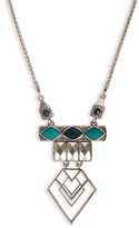 Thumbnail for your product : Lucky Brand Silver-Tone Modern Geometric Pendant Necklace