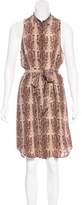 Thumbnail for your product : Equipment Silk Printed Dress