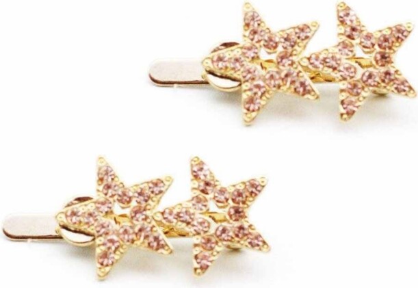 Soho Style Women's Twin Star Magnetic Barrette Set, Pack of 2