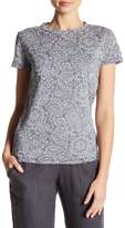 Thumbnail for your product : Allen Allen Short Sleeve Cami Lined Crew Neck Tee