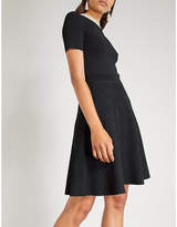 Thumbnail for your product : Sandro High-neck knitted dress