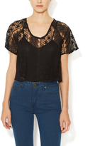 Thumbnail for your product : Tucker Silk Tie-Back Cropped Blouse