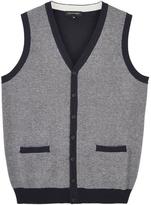 Thumbnail for your product : Austin Reed Birdseye Knitted Waistcoat