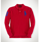 Thumbnail for your product : Ralph Lauren Childrenswear Boys' 8-20 Long Sleeve Big Pony Polo