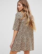 Thumbnail for your product : Reclaimed Vintage Mini Dress In Leopard