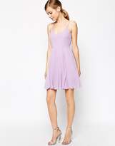 Thumbnail for your product : ASOS COLLECTION Cami Mini Pleated Dress